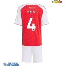 Arsenal Ben White #4 Replica Home Minikit 2025-26 Short Sleeve (+ pants)